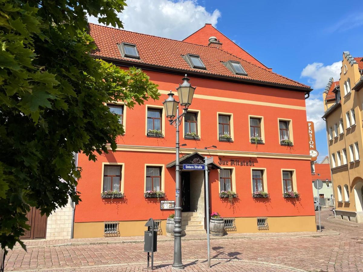 "Zur Altstadt - Am Fusse Der Osterburg" Gaststaette, Pension, Fewo Weida Ngoại thất bức ảnh